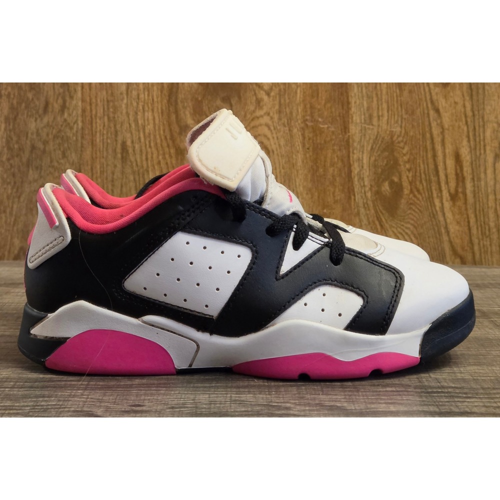 Air Jordan 6 Retro Sneaker‎ Shoes Youth Size 3.5Y White Black Pink